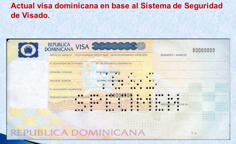 Le visa dominicain passe de 230 à 375 dollars US