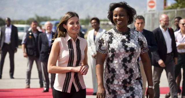 Les premiers instants de la Reine d’Espagne en Haïti