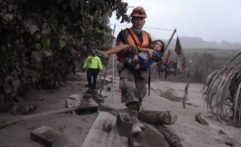 Au moins 62 morts en raison de l’éruption du volcan Fuego au Guatemala