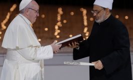 Le pape François et l'imam Al-azhar, Almad Al Tayyeb s'unissent pour la fraternité humaine