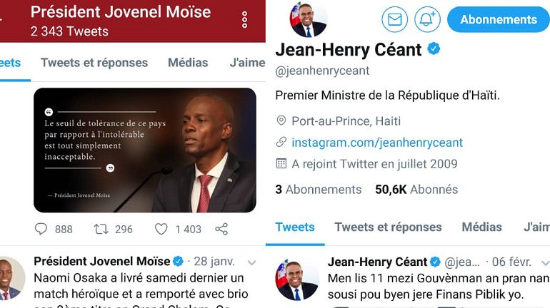 Les comptes Twitter du Président et du Premier Ministre sont aussi « lock »