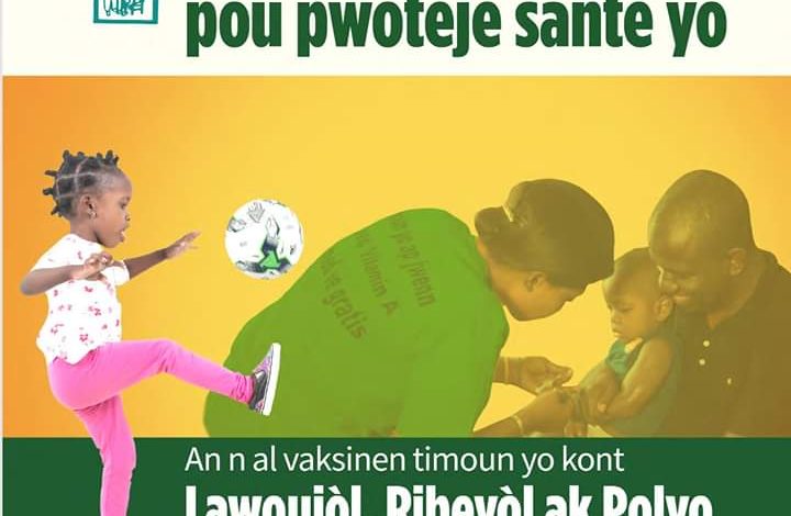 Le MSPP annonce une campagne de vaccination pour plus d’un million d’enfants haïtiens