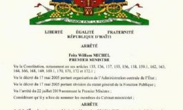 Haïti : un cabinet ministériel tout en neuf