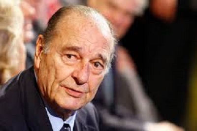 L’ancien président français Jacques CHIRAC, est décédé à 86 ans