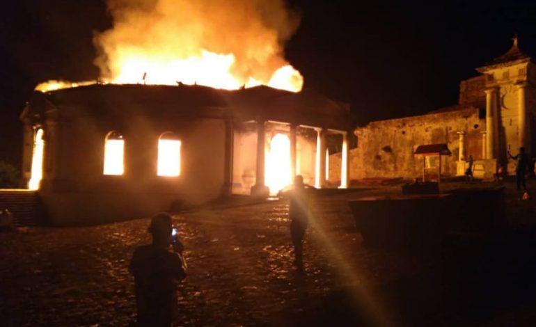 La chapelle royale de Milot ravagée par un incendie