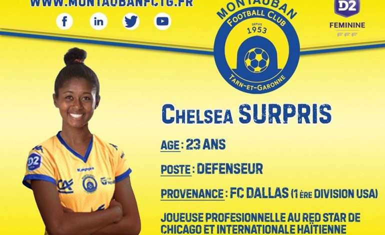 L’internationale haïtienne, Chelsea Arianne Surpris signe au Montauban FCTG, en Bretagne
