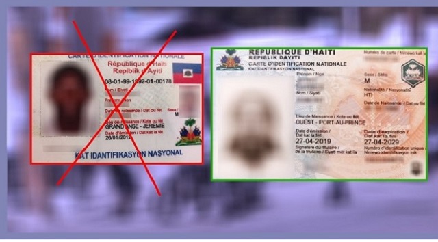 « L’ Ancienne carte d’identification nationale n’est plus en vigueur » rappelle le Ministre Rockfeller Vincent