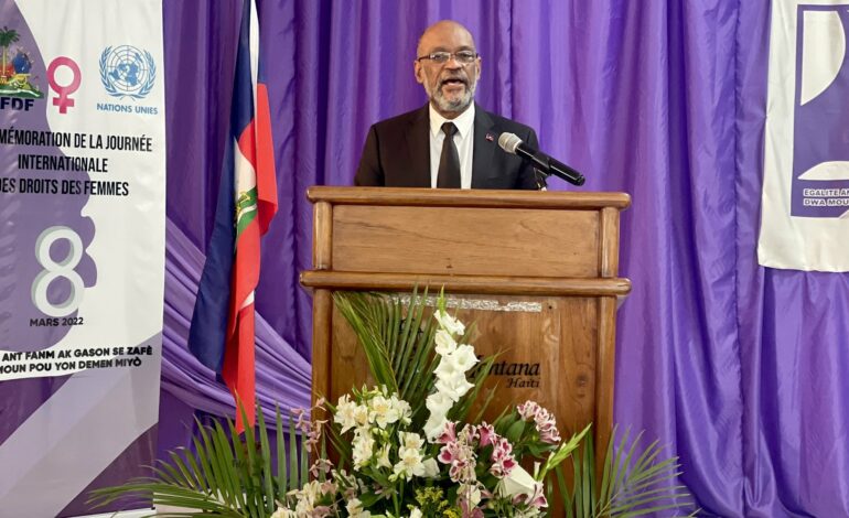 Haïti : le Premier ministre Ariel Henry préconise l’égalité entre homme et femme