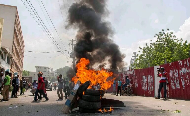 Vive tension dans plusieurs quartiers de l’aire métropolitaine de Port-au-Prince