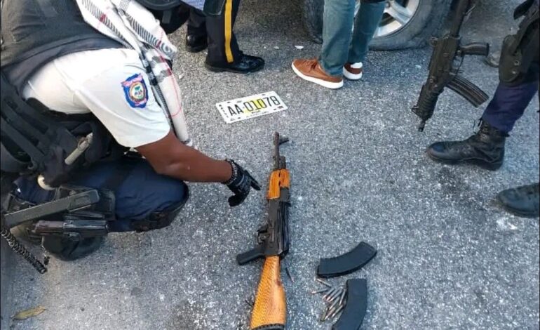Opération policière à Delmas : un présumé bandit mortellement blessé, un véhicule et une arme à feu confisqués