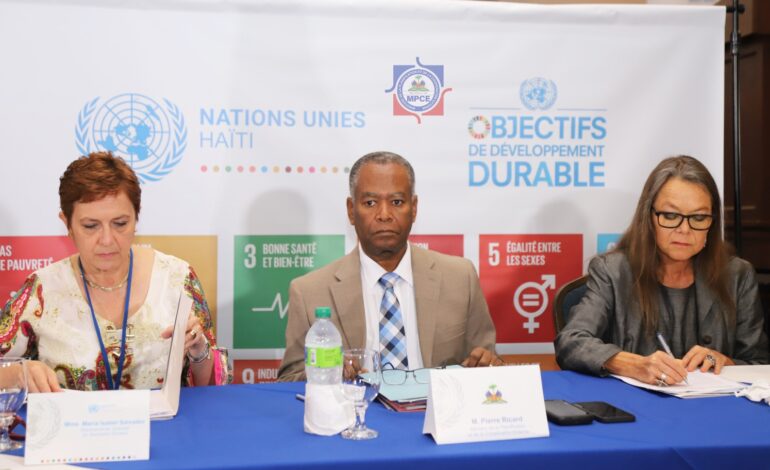 Haïti : signature du Cadre de Coopération des Nations-Unies pour le Développement Durable 2023-2027