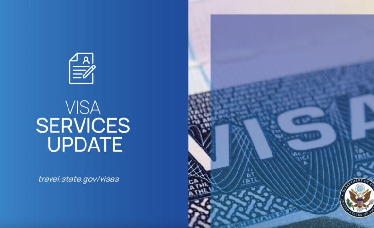 L’ambassade américaine annonce une augmentation des frais pour les visas non-immigrants