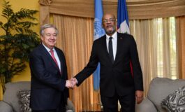 Haïti : Ariel Henry reçoit Antonio Guterres, le Secrétaire Général de l'ONU