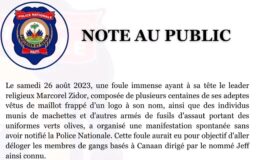 Carnage à Canaan : une enquête judiciaire est déjà ouverte à la DCPJ