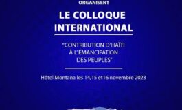 Colloque international sur le thème « contribution d’Haïti à l’émancipation des peuples » 