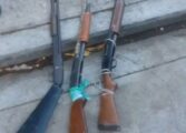 3 présumés bandits stoppés, et 3 fusils saisis par la Police