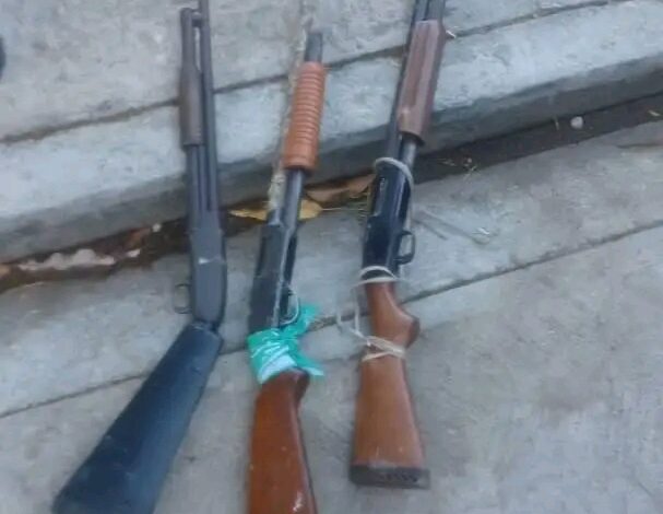 3 présumés bandits stoppés, et 3 fusils saisis par la Police