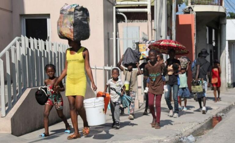 En un mois, près de 95 000 personnes ont quitté la zone métropolitaine de Port-au-Prince