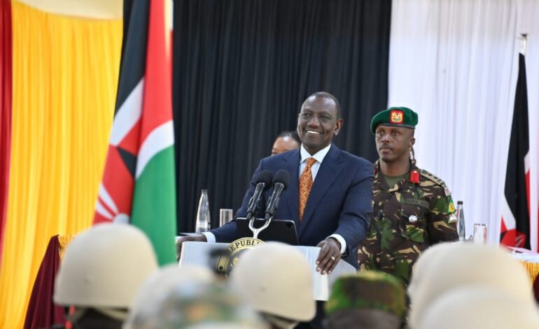 William Ruto vante les capacités de la police kényane