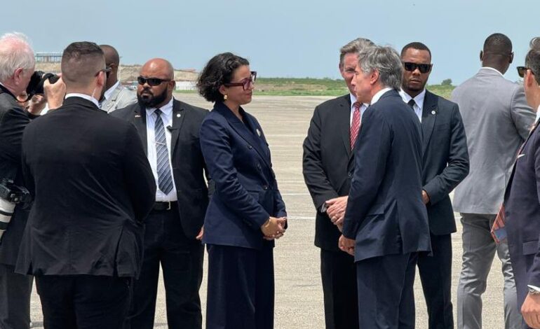 Le Secrétaire d’État américain Antony Blinken en visite en Haïti 