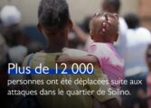 Solino : plus de 12 000 personnes déplacées à cause des violences des gangs